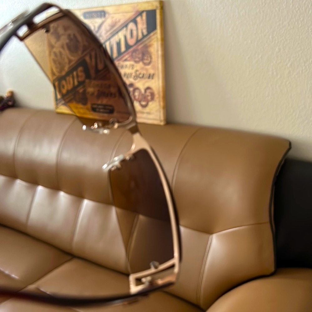 Dolce & Gabbana Brown Gradient Rimless Sunglasses - Picture 10 of 14